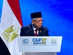 Berikan National Statement pada KTT COP 27, Wapres Sampaikan 3 Poin Penting untuk Negara Anggota Konferensi