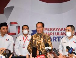 Hadiri HUT ke-8 Partai Perindo, Presiden Jokowi Ingatkan Parpol Hati-Hati Pilih Capres-Cawapres