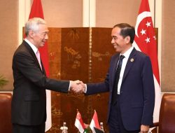 Presiden Jokowi Lakukan Pertemuan Bilateral dengan PM Singapura Lee Hsien Loong