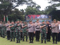 Kapolda Metro Jaya dan Pangdam Jaya Buka Diklat integrasi Dikmaba TNI dan Diktukba Polri Tahun 2022 di Rindam Jaya