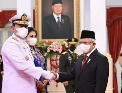 Wapres Ma’ruf Amin Dampingi Presiden Jokowi Lantik Yudo Margono sebagai Panglima TNI
