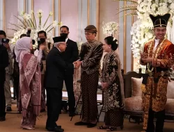 Wapres Ma’ruf Amin Hadiri Resepsi Pernikahan Kaesang Pangarep dan Erina Gudono di Solo