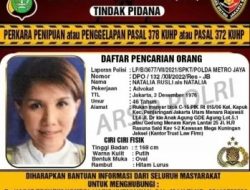 Kasus Dugaan Penipuan, Natalia Rusli Jadi DPO