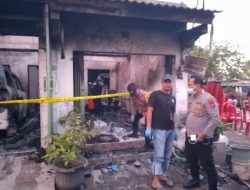 Polisi Olah TKP Kebakaran di Perumahan Taman Cikande Tangerang