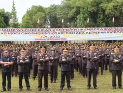 Setukpa Lemdiklat Polri Kembali Lantik 1.254 Bintara Jadi Perwira