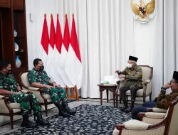 Bertemu Panglima TNI, Wapres Ma’ruf Amin Tegaskan Pengamanan Sebagai Prasyarat Pembangunan Kesejahteraan Papua