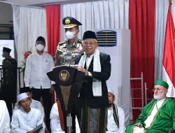 Hadiri Peringatan Haul Ke-51 Mama Falak Pagentongan, Wapres Ma’ruf Amin Minta Teladani Keilmuannya