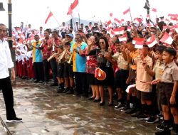 Lagu “Kota Manado yang Kucintai” Sambut Kedatangan Presiden Joko Widodo di Bunaken