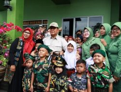 Menhan Prabowo Kunjungi Koramil 10 Medan Labuhan yang Dibangun Atas Swadaya Masyarakat: Ini Luar Biasa