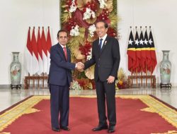 Presiden Joko Widodo Terima Kunjungan PM Timor Leste Taur Matan Ruak di Istana Bogor