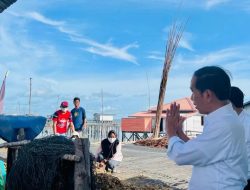 Antusiasme Warga Kampung Nelayan Tanjung Pasir Sambut Kunjungan Presiden Joko Widodo