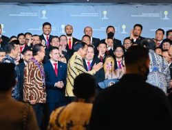 Presiden Joko Widodo Hadiri Pelantikan BPP HIPMI Masa Bakti 2022-2025