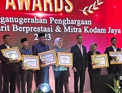 Kodam Jaya Berikan Penghargaan kepada Airin Rachmi Diany