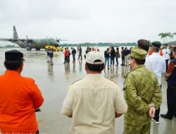 Menhan Prabowo Subianto Lepas Keberangkatan Bantuan Kemanusiaan RI untuk Turki