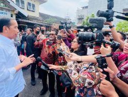 Presiden Joko Widodo Ajak Pemred Blusukan ke Pasar