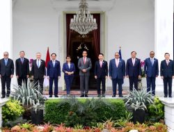 Presiden Joko Widodo Terima Kunjungan Kehormatan Menlu ASEAN dan Sekjen ASEAN