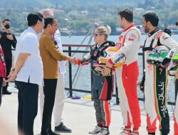 Di Tiba di Pelabuhan Muliaraja Napitupulu, Presiden Siap Saksikan Balapan F1 Powerboat