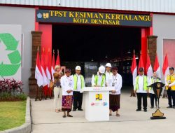Presiden Joko Widodo Resmikan TPST Kesiman Kertalangu di Denpasar Bali