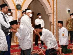 Malam Ketiga Ramadan, Wapres Ma’ruf Amin Tarawih Bersama para Santri Ponpes An Nawawi Tanara