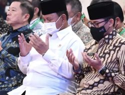 Menhan Prabowo Subianto Hadiri Penyerahan Zakat dari Presiden Joko Widodo ke Baznas