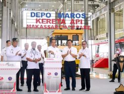 Peresmian Pengoperasian Jalur Kereta Api Lintas Makassar-Parepare