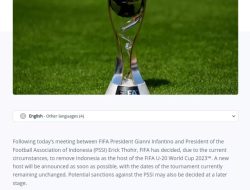 FIFA Hapus Indonesia Sebagai Tuan Rumah U-20 World Cup 2023, Puaskah Kalian yang Menolak?