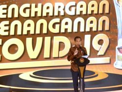 Serahkan Penghargaan Penanganan Covid-19, Presiden Joko Widodo: Mari Lanjutkan Pengabdian