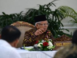 Hari Pertama Usai Libur Idulfitri, Wapres Ma’ruf Amin Langsung Pimpin Rapat Membahas Papua