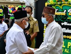 Hujan Lebat Hingga Sedang Iringi Takziah Wapres Ma’ruf Amin di Rumah Duka Almarhum H. Muhammad Rapsel Ali