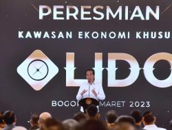 Presiden Joko Widodo Resmikan Kawasan Ekonomi Khusus Lido