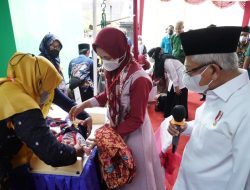 Wapres Ma’ruf Amin Dorong Desa Kangkung Tingkatkan Pemberdayaan Masyarakat agar Lebih Mandiri