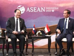 Presiden Joko Widodo dan PM Laos Bahas Peningkatan Kerja Sama Pemberantasan Perdagangan Manusia