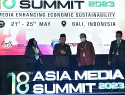 Buka Asia Media Summit 2023, Wapres Ma’ruf Amin Ajak Insan Media Perkuat Peran Dalam Pembangunan Ekonomi Berkelanjutan