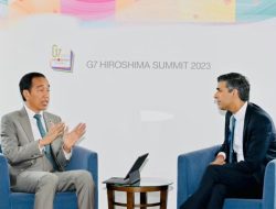 Presiden Joko Widodo Gelar Pertemuan Bilateral dengan PM Inggris