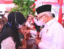 Tinjau Penanganan Stunting di Bengkulu, Wapres Ma’ruf Amin Tekankan Pentingnya Pelibatan Pihak Swasta