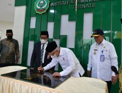 Wapres Ma’ruf Amin Resmikan Gedung Kuliah Terpadu IAIN Ternate