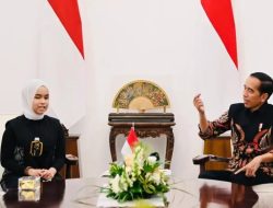 Presiden Joko Widodo Terima Peraih Golden Buzzer AGT 2023 Putri Ariani di Istana
