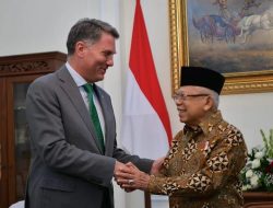Terima Kunjungan Kehormatan Deputi PM Australia, Wapres Ma’ruf Amin Harapkan Kerja Sama Indo-Pasifik Meningkat