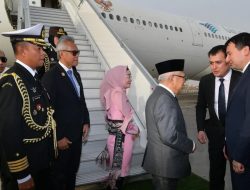 Wapres Ma’ruf Amin Tiba di Ibu Kota Uzbekistan, Tashkent