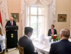 Presiden Joko Widodo Hadiri Jamuan Santap Siang Kenegaraan oleh Gubernur Jenderal Hurley