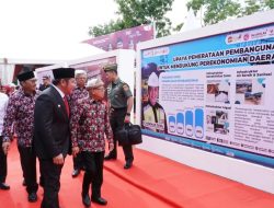 Dukung Percepatan Penanggulangan Stunting di Banyuasin, Wapres Ma’ruf Amin Tinjau Program Bedah Rumah di Desa Rimba Balai