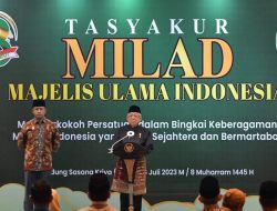Hadiri Milad ke-48 Majelis Ulama Indonesia, Wapres Ma’ruf Amin Tekankan Pentingnya Menjaga Kesatuan Umat