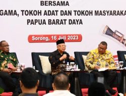 Pesan Wapres Ma’ruf Amin Kepada Para Tokoh Papua Barat Daya untuk Jaga Keutuhan Bangsa
