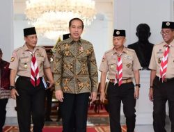 Presiden Joko Widodo Terima Kunjungan Kwarnas Gerakan Pramuka