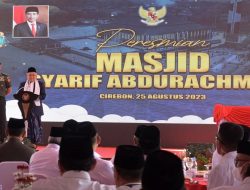 Resmikan Masjid Syarif Abdurachman di Cirebon, Wapres Ma’ruf Amin Ajak Masyarakat Lanjutkan Semangat Wali Songo