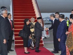 Tiba di Shanghai, Wapres Ma’ruf Amin Akan Lakukan Serangkaian Pertemuan di Bidang Ekonomi