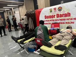 Jelang HUT Humas Polri Ke 72, Polda Metro Jaya Gelar Bakti Kesehatan Donor Darah.