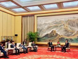 Presiden Jokowi dan Ketua Zhao Leji Apresiasi Peningkatan Kerja Sama Indonesia-RRT