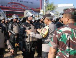 Gelar Pasukan Operasi Mantap Brata 2023-2024, TNI-Polri dan Stakeholder Terkait di Sulut Siap Amankan Pemilu 2024