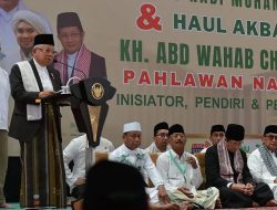 Hadiri Haul Ke-52 K.H. Abdul Wahab Chasbullah, Wapres Ma’ruf Amin Sebut Mbah Wahab sebagai Penggerak Perubahan dan Pencetus Solusi Kebangsaan
